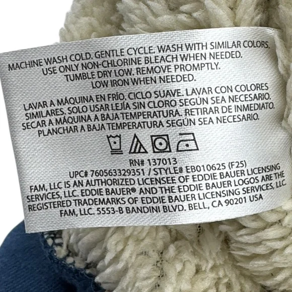 Eddie Bauer Men's Faux Shearling Jogger Sweatpants Size Large - Picture 13 of 16